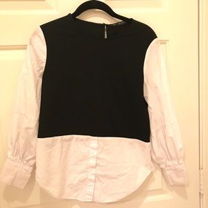 Pre loved ❤️ balloon sleeve top from Zara